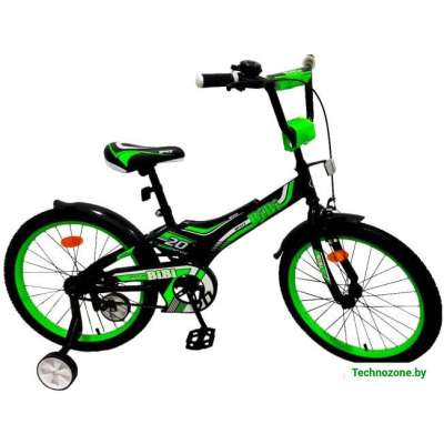Детский велосипед Bibi Space 18 2021 (зеленый/черный)