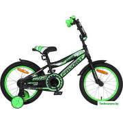 Детский велосипед Favorit Biker 16 2020 (черный/зеленый)