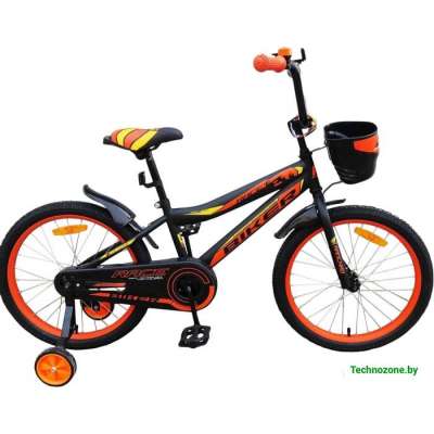 Детский велосипед Favorit Biker 18 (черный/оранжевый, 2018)