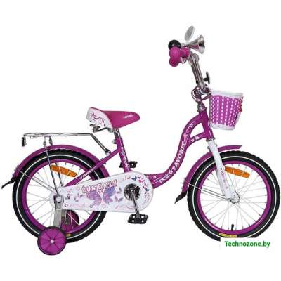 Детский велосипед Favorit Butterfly 16 2020 (фиолетовый)