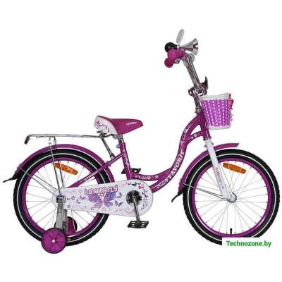 Детский велосипед Favorit Butterfly 18 2020 (фиолетовый)