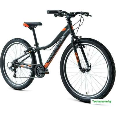 Велосипед Forward Twister 24 1.2 2021 (черный)