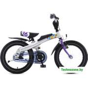 Детский велосипед Rennrad Беговел-велосипед 2 в 1 16 (фиолетовый)
