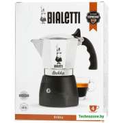 Гейзерная кофеварка Bialetti Brikka 2020 (4 порции, черный)