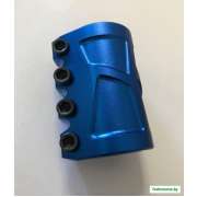 Зажим для самоката Tech Team 4 болта GV, SCS (CHOPPER) blue