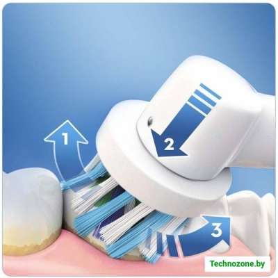 Электрическая зубная щетка Oral-B Smart 4 4000N Cross Action + Sensi UltraThin D601.525.3 (белый)