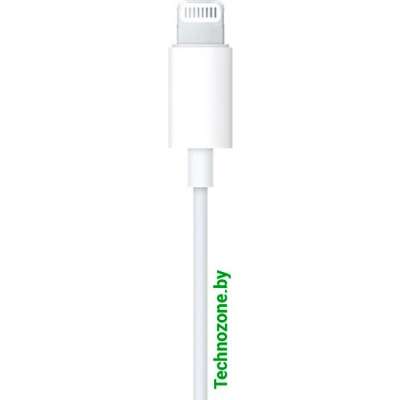 Наушники Apple EarPods с разъёмом Lightning (MMTN2ZM/A)