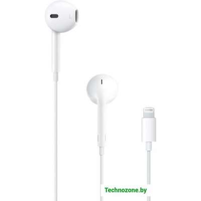 Наушники Apple EarPods с разъёмом Lightning (MMTN2ZM/A)