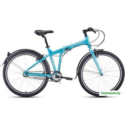 Велосипед Forward Tracer 26 3.0 2021 (голубой)