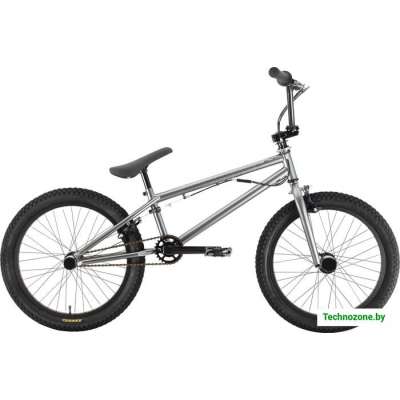 Велосипед Stark Madness BMX 3 2021 (серебристый/черный)