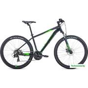 Велосипед Forward Apache 27.5 2.0 disc р.21 2021 (черный/зеленый)