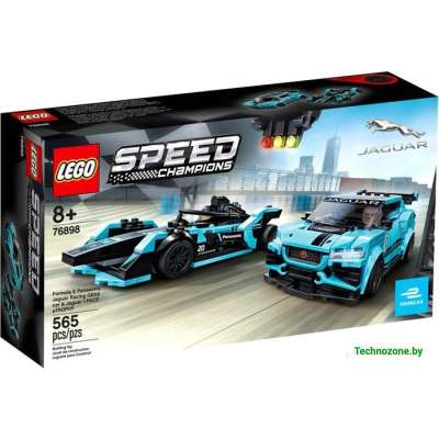 Конструктор LEGO Speed Champions 76898 Formula E Jaguar Racing и I-PACE eTROPHY