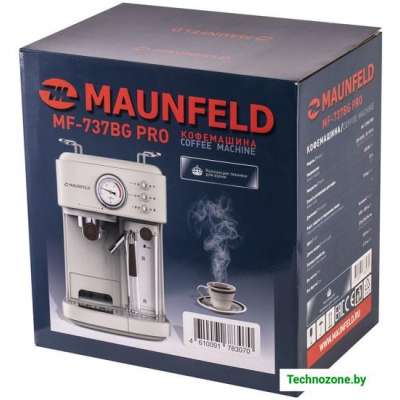 Рожковая помповая кофеварка MAUNFELD MF-737BG Pro