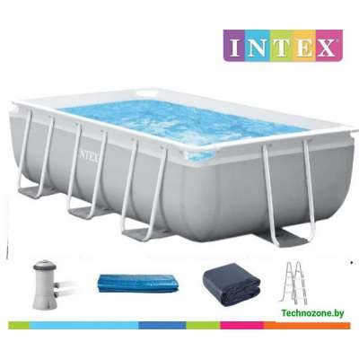 Каркасный прямоугольный бассейн Intex 26784NP Prism Frame  300x175x80 см