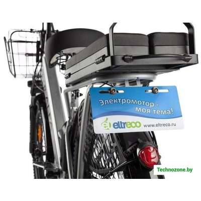 Электровелосипед Eltreco Green City E-Alfa GL 2021 (серебристый)