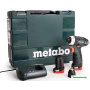 Дрель-шуруповерт Metabo PowerMaxx BS Basic 600080500 (с 2-мя АКБ 2 Ah)