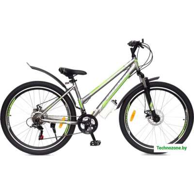 Велосипед Greenway Colibri-H 27.5 р.17 2021 (серый/зеленый)
