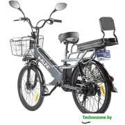 Электровелосипед Eltreco Green City E-Alfa GL 2021 (коричневый)