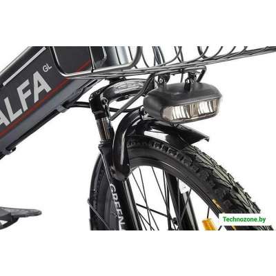 Электровелосипед Eltreco Green City E-Alfa GL 2021 (коричневый)