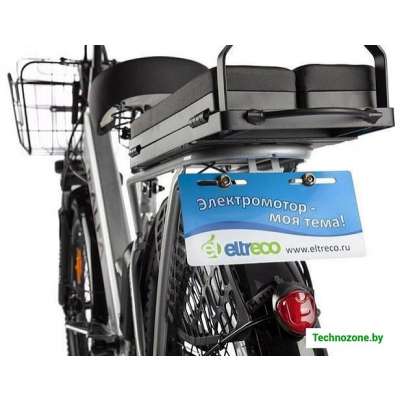 Электровелосипед Eltreco Green City E-Alfa GL 2021 (коричневый)