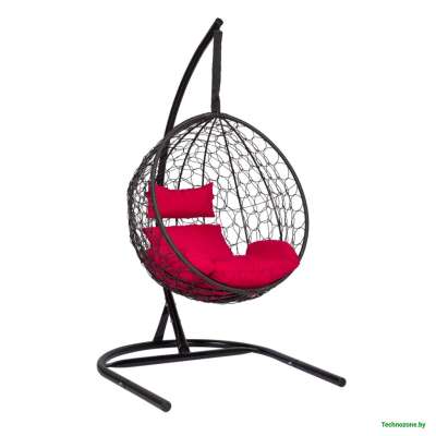 Подвесное кресло LetoLux Milan (черный/красный)