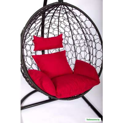 Подвесное кресло LetoLux Milan (черный/красный)