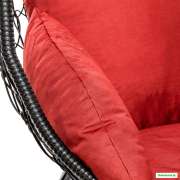 Подвесное кресло LetoLux Everton (черный/красный)