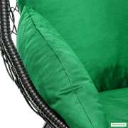 Подвесное кресло LetoLux Everton (черный/темно-зеленый)