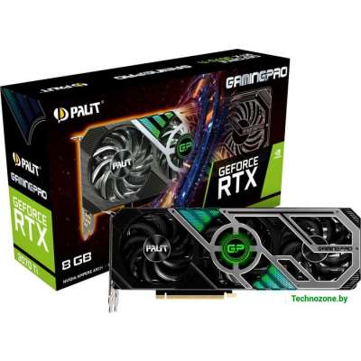 Видеокарта Palit GeForce RTX 3070 Ti GamingPro 8GB GDDR6X NED307T019P2-1046A